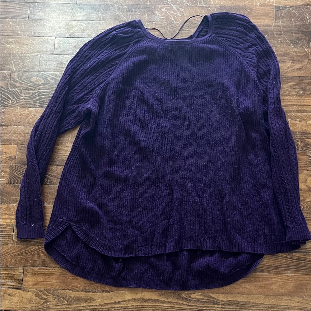 Sonoma Deep Purple Knit Top